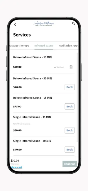 Salvation Wellness - Mobile screenshot 3