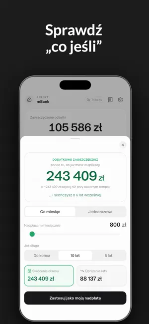 Mój Kredyt - nadpłata kredytu screenshot 3