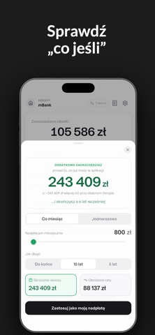 Mój Kredyt - nadpłata kredytu iPhone screenshot 3