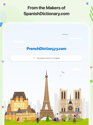 FrenchDictionary.com iPad screenshot