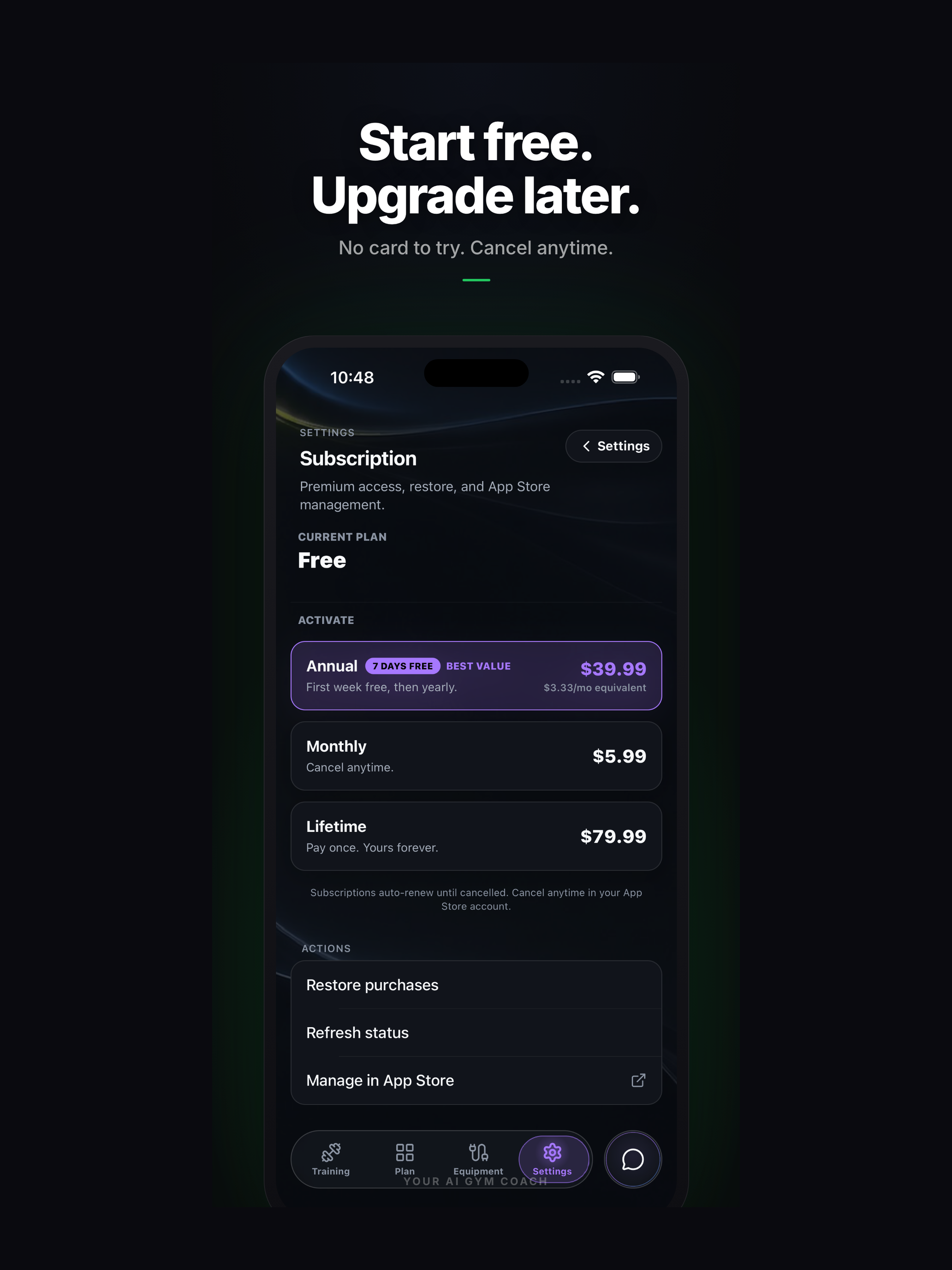 GymTime AI: Workout Planner