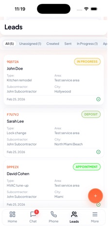 Joby CRM Screenshot 1 of 6