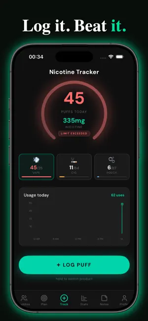 NicTrack: Quit Nicotine App screenshot 2