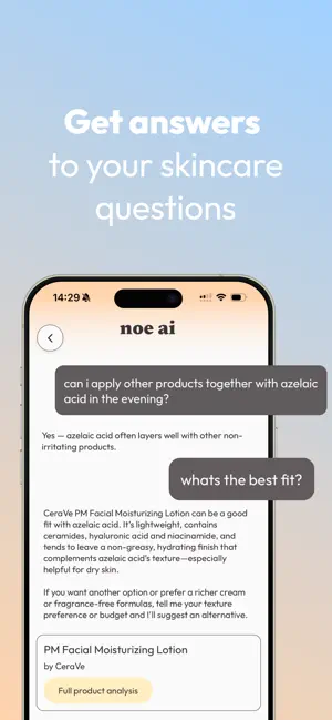 Noe AI Skincare screenshot 2