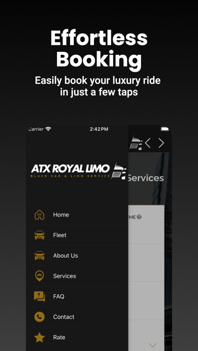 ATX Royal Limo Services Screenshot