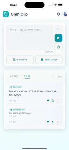 OmniClip - Universal Clipboard screenshot