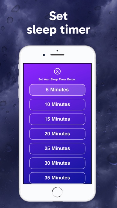 Screenshot #3 pour Rain Sounds - Sleep Better