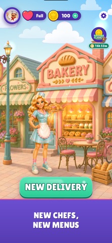 2048 Diner: Merge Puzzle iPhone screenshot