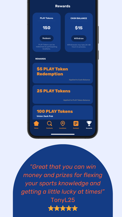 EatWatchPlay - CashBackRewards Screenshot