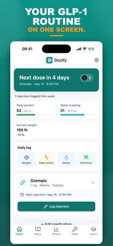 Dozify: GLP-1 Dose Tracker Screenshot 1 of 7