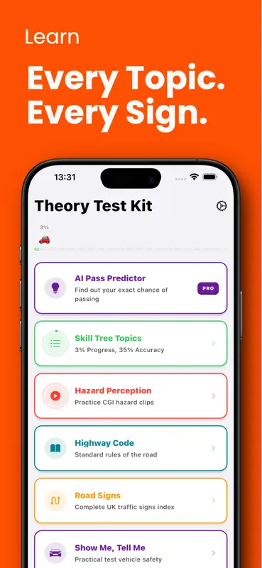 4 in 1 Theory Test Kit 2026 screenshot 3 of 7