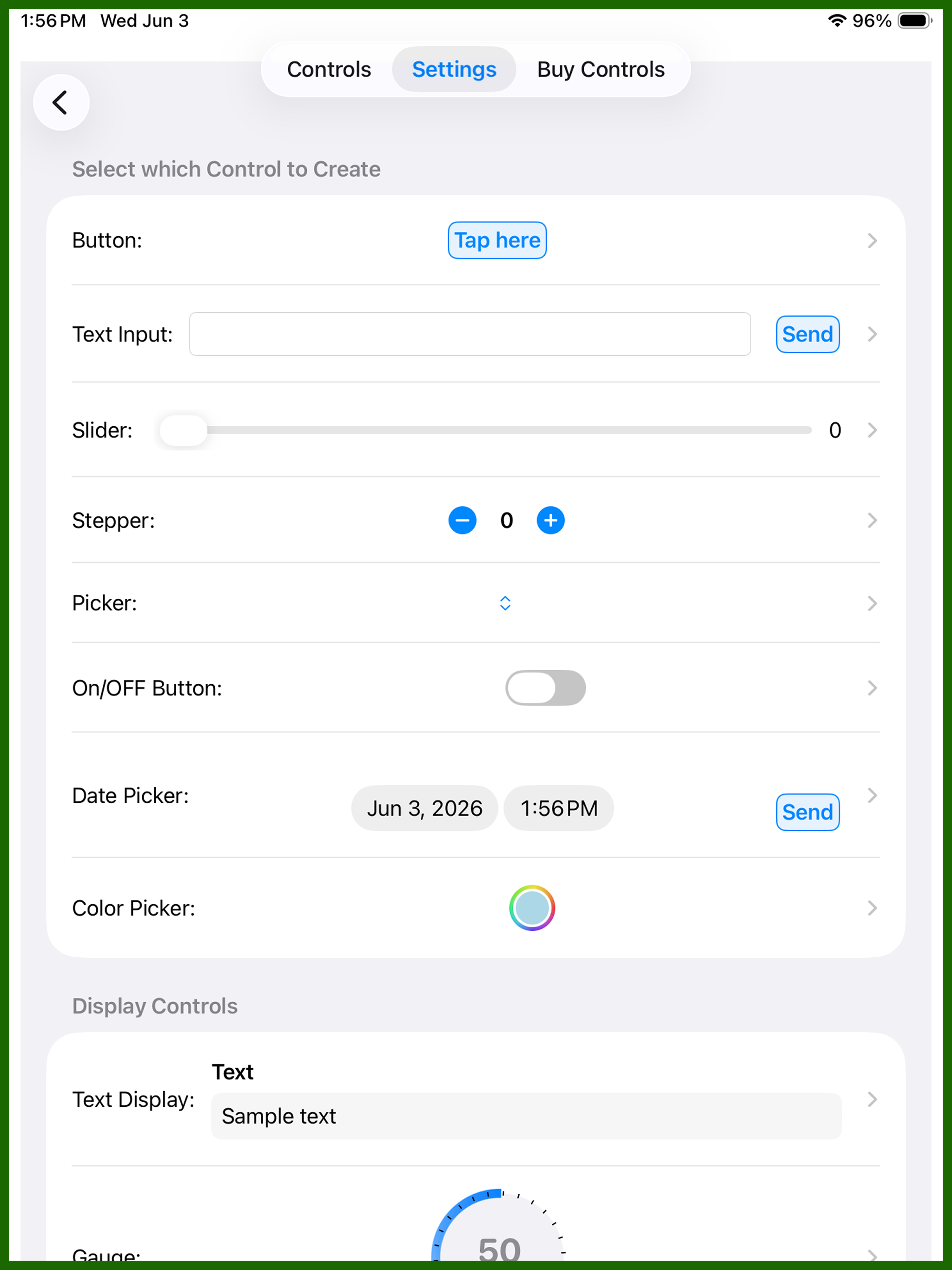 BleControlsPi screenshot 11