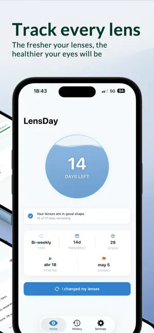 Lensday: Lens Wear Tracker screenshot 3