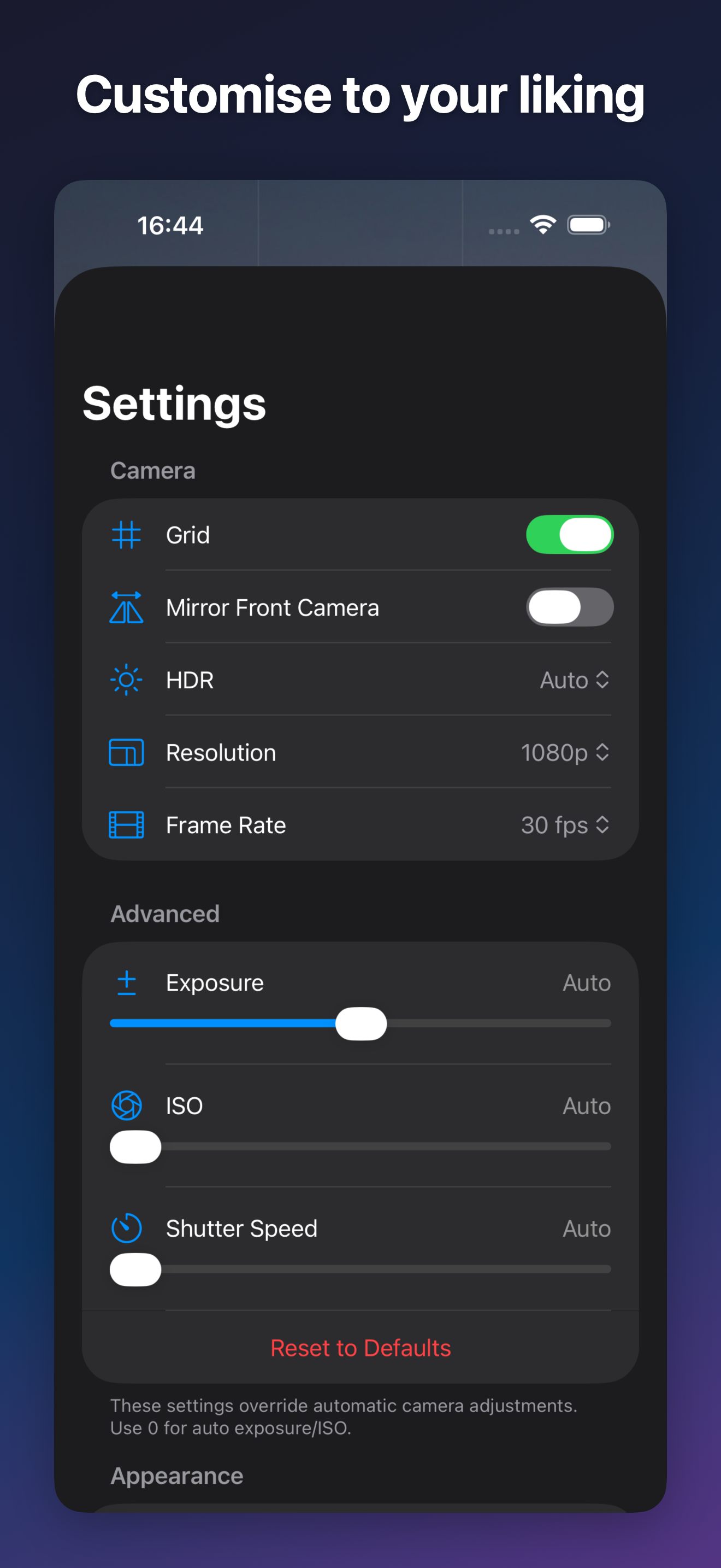 ProjectCam - Photo Folders iOS screenshot 4 showing app interface