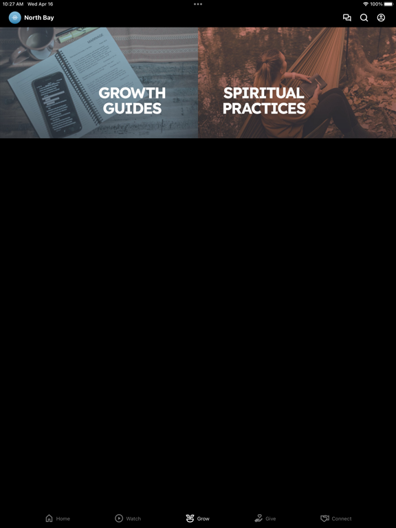 North Bay Community Church iPad screenshot