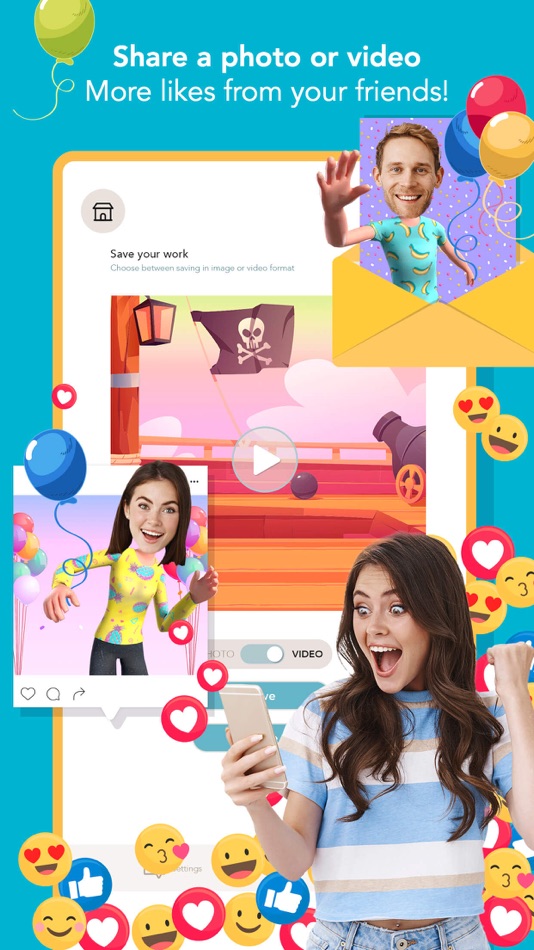 #5. Happy birthday ecards maker (iOS) 由: Pocket School - Basic education to learn for adults & kids