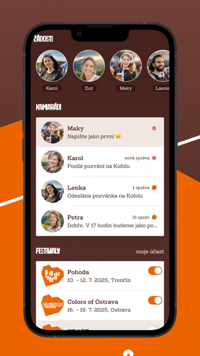 Seznamka Kofoláska Screenshot