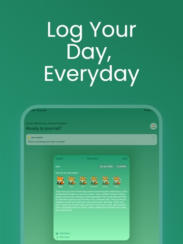Diary - Mood Journal & Planner iPad screenshot