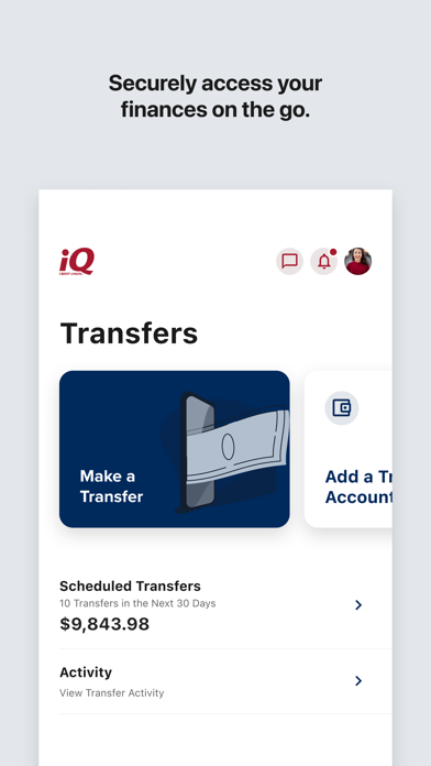 Screenshot #2 pour iQmobile Banking