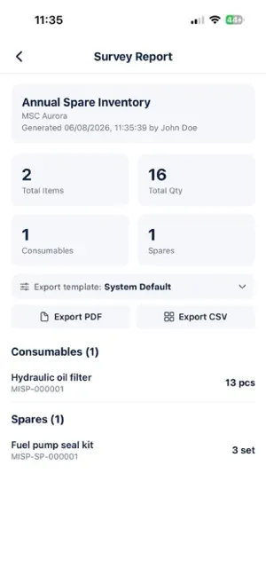 MarineStoreMate screenshot 3