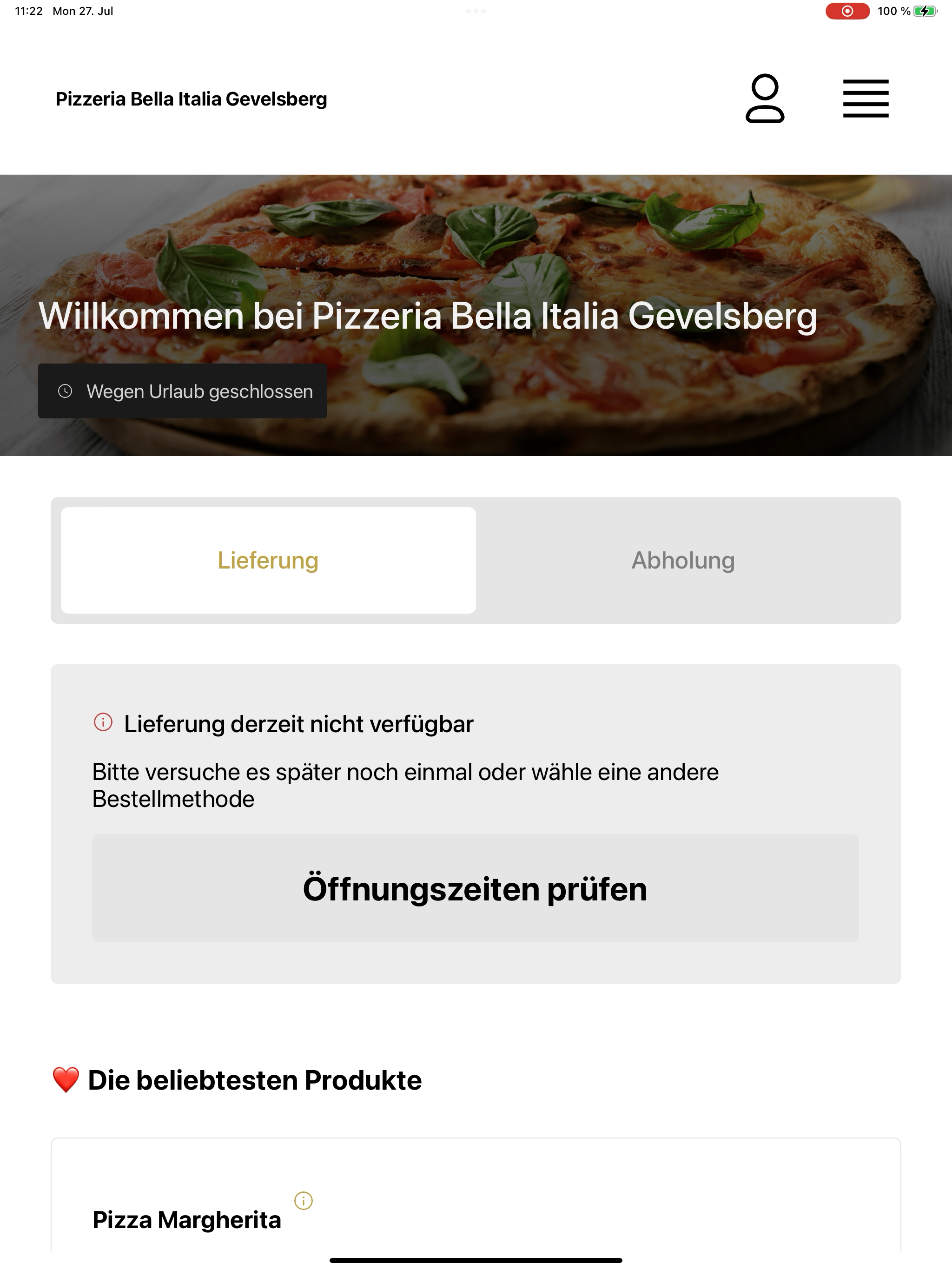 Pizzeria Bella Italia DE screenshot 14
