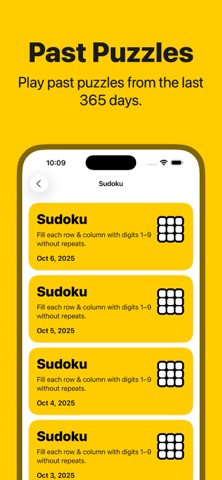Clueo Games: Sudoku & Puzzles iPhone screenshot