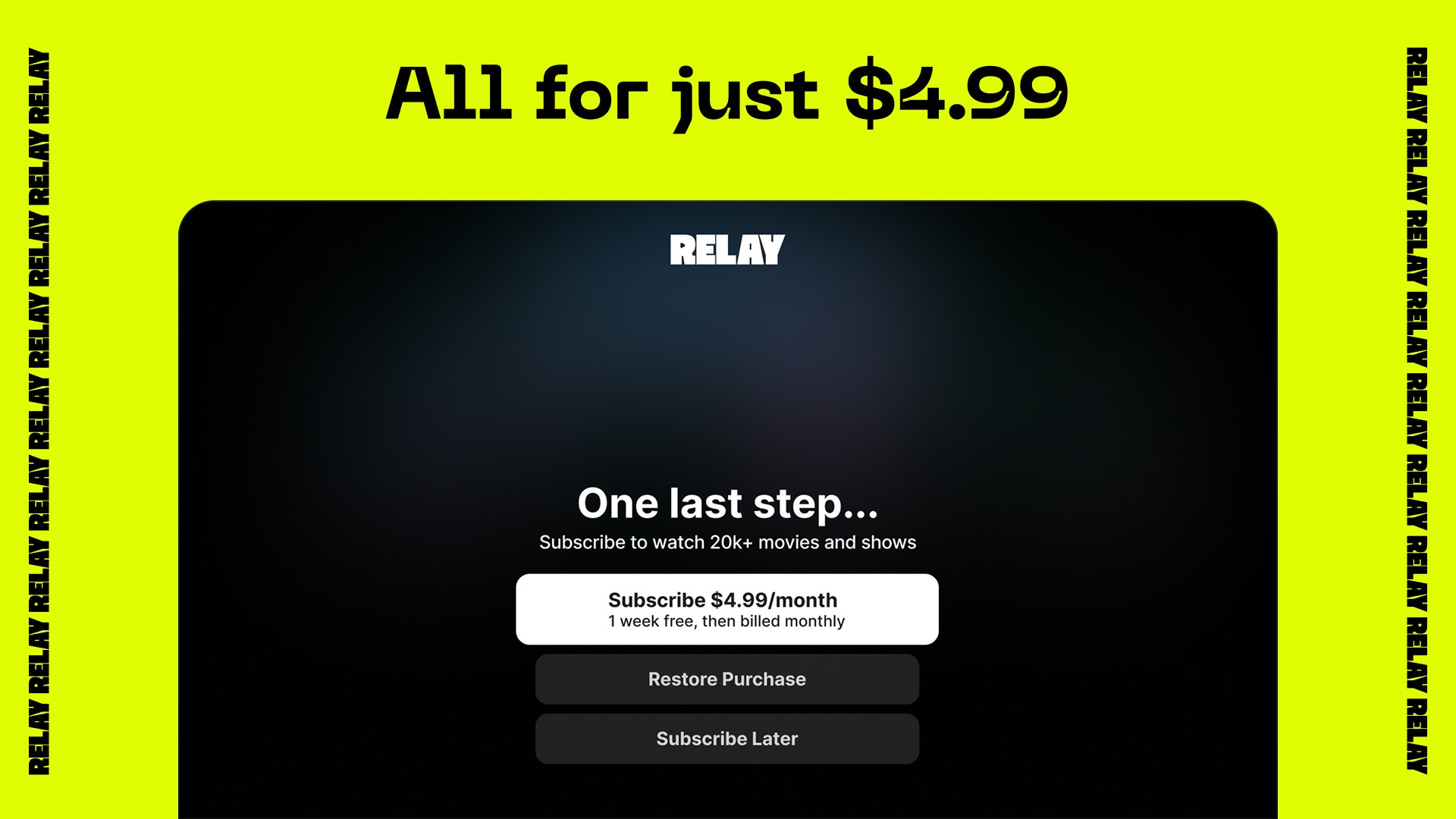 Relay: Stream Movies & TV