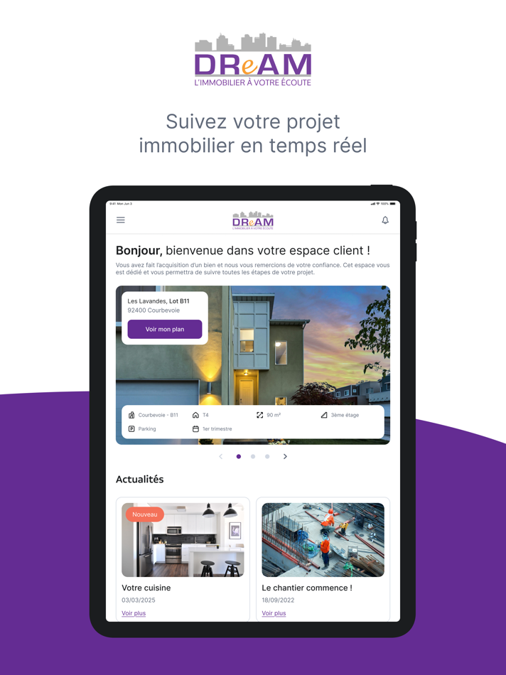 #1. Espace client DReAM (iOS) Ved: Unlatch
