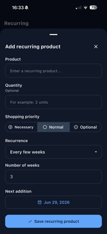 ListaSimple - Shopping list Screenshot 7 of 8