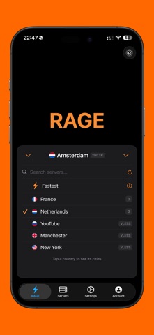 RAGE - Better than VPN Screenshot 2 of 7