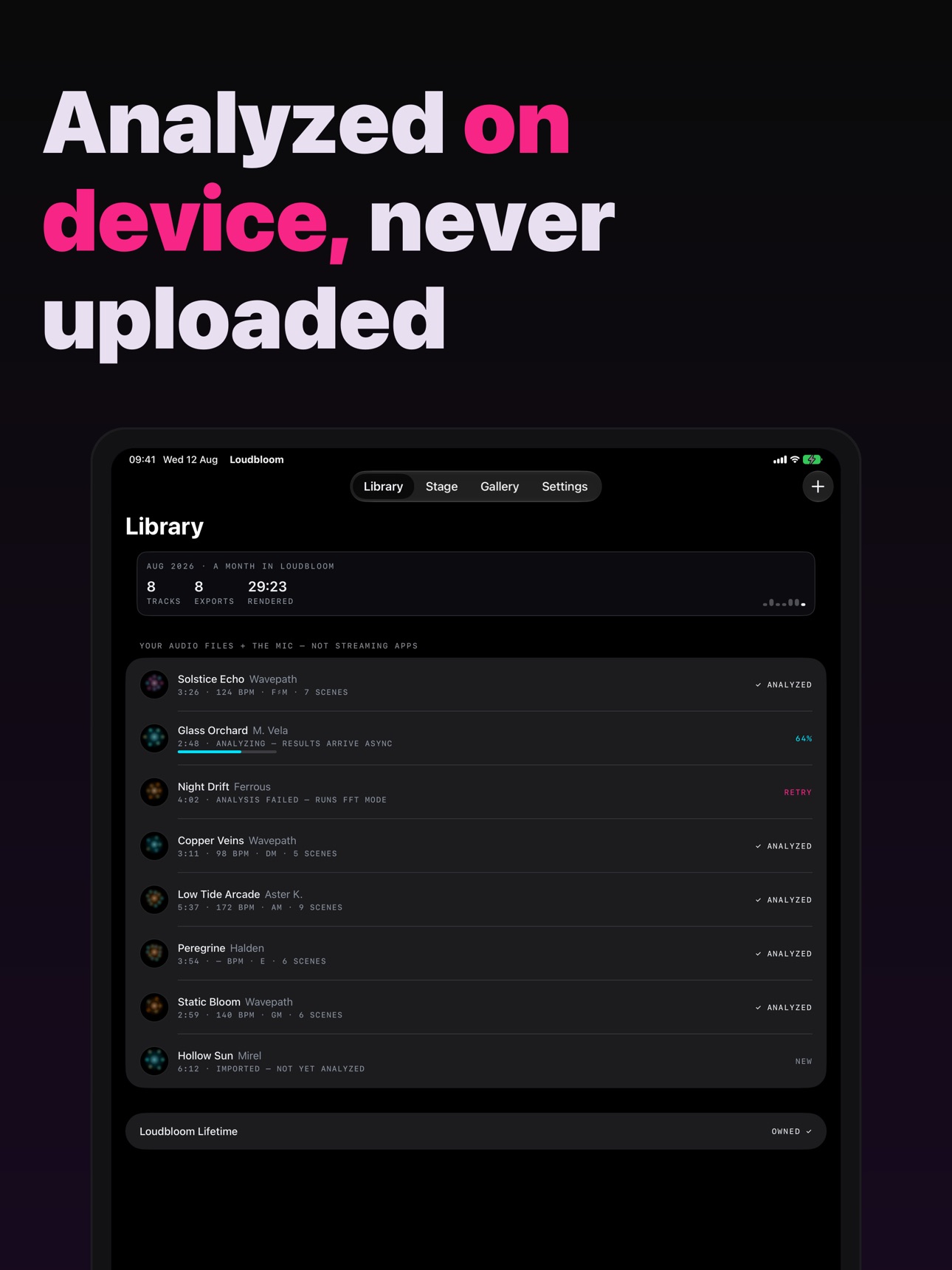 Screenshot 6 of Loudbloom: Audio Visualizer
