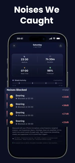 Drown: AI Snore & Noise Shield screenshot 2