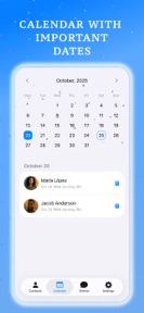 Birthday Reminder app: BDay+ screenshot