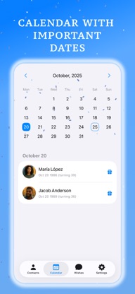 Birthday Reminder app: BDay+ screenshot 4