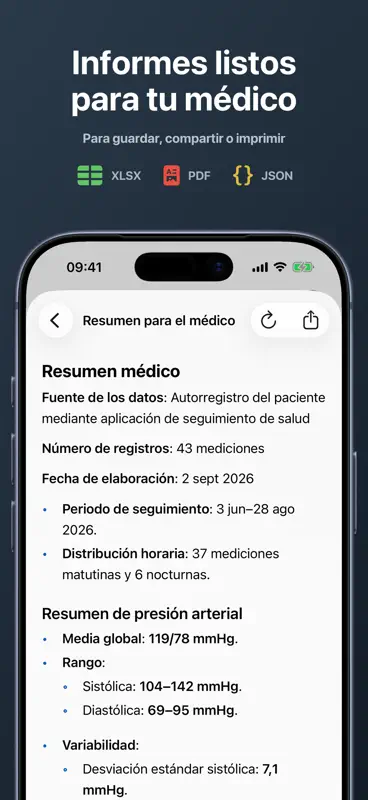 Presión Arterial y Pulso BP screenshot 7 of 9