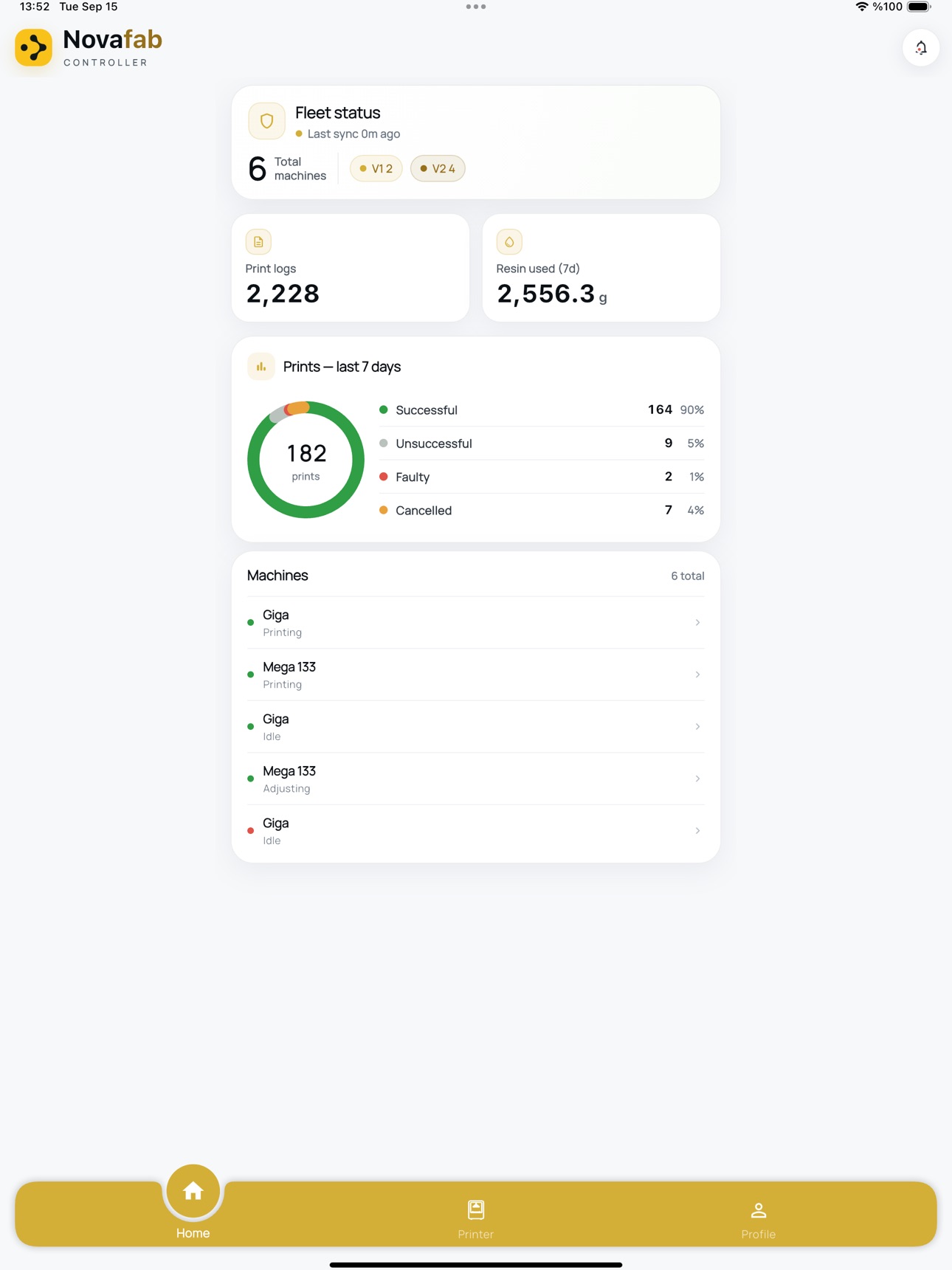 Screenshot 3 of NovaFab Controller