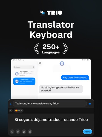 Translator Keyboard - Trio iPad screenshot