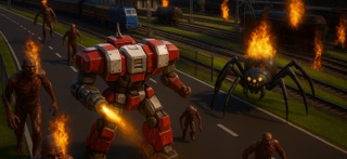 Robot Fighting Games - Mech iPhone screenshot