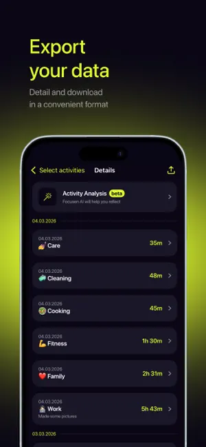 Focusen: Time Tracker screenshot 4