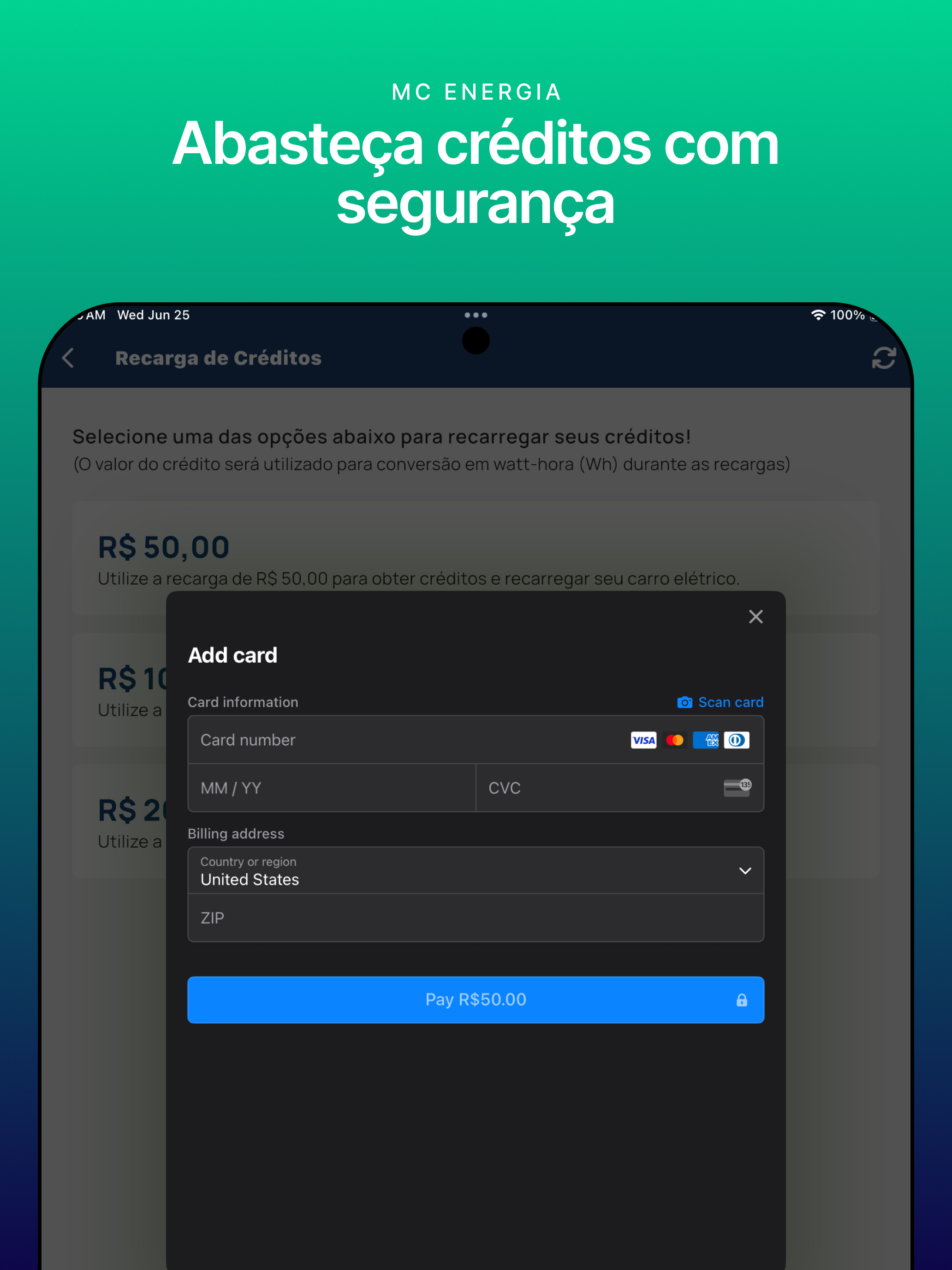 MC Energia | Recarga Veicular