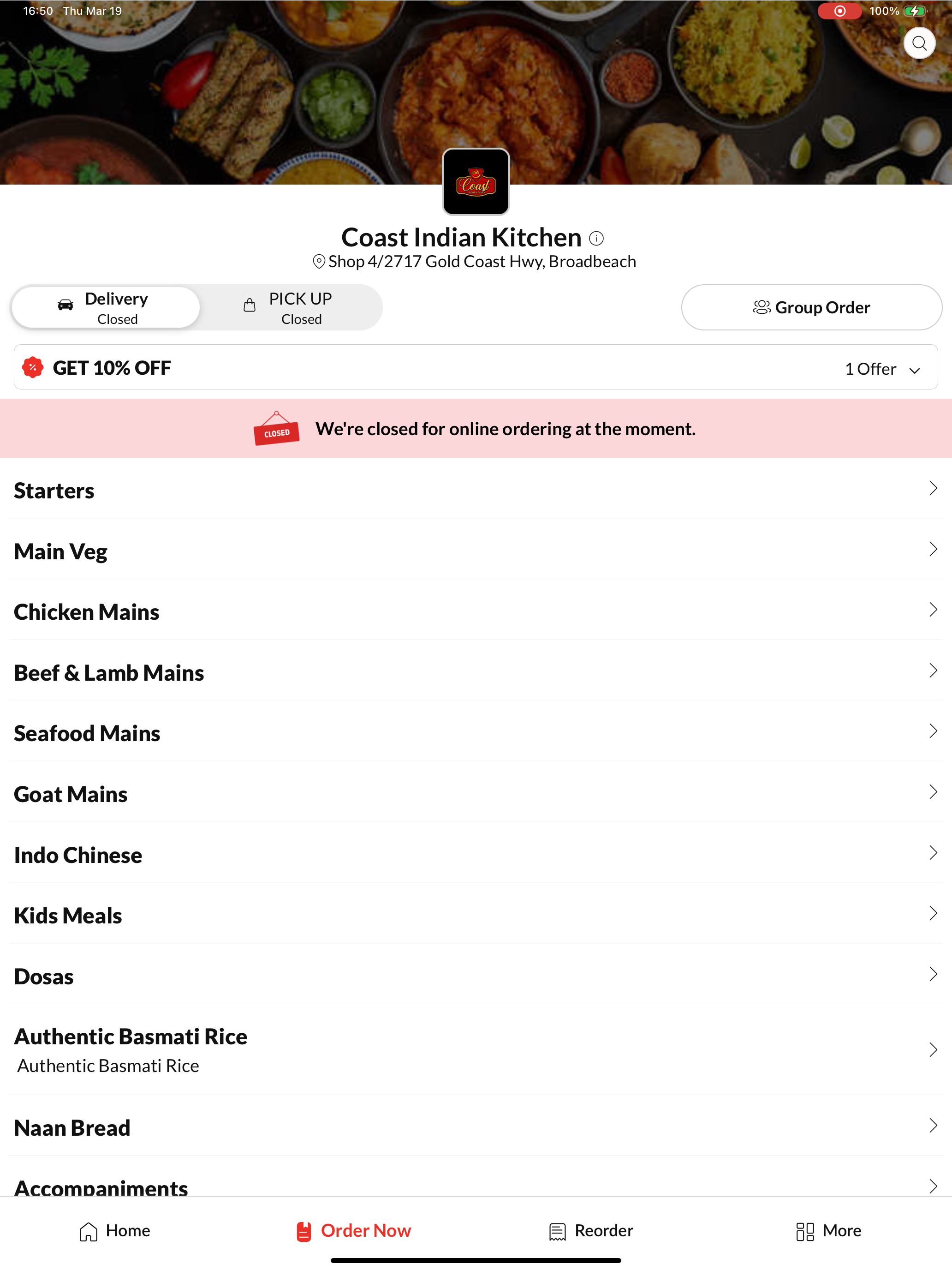 Coast Indian Kitchen screenshot 6