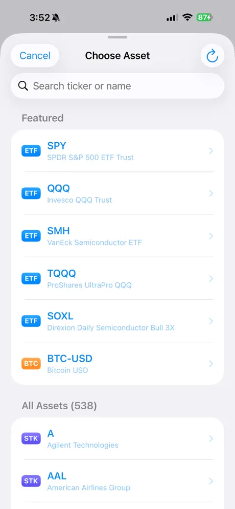 DCA Invest screenshot 2