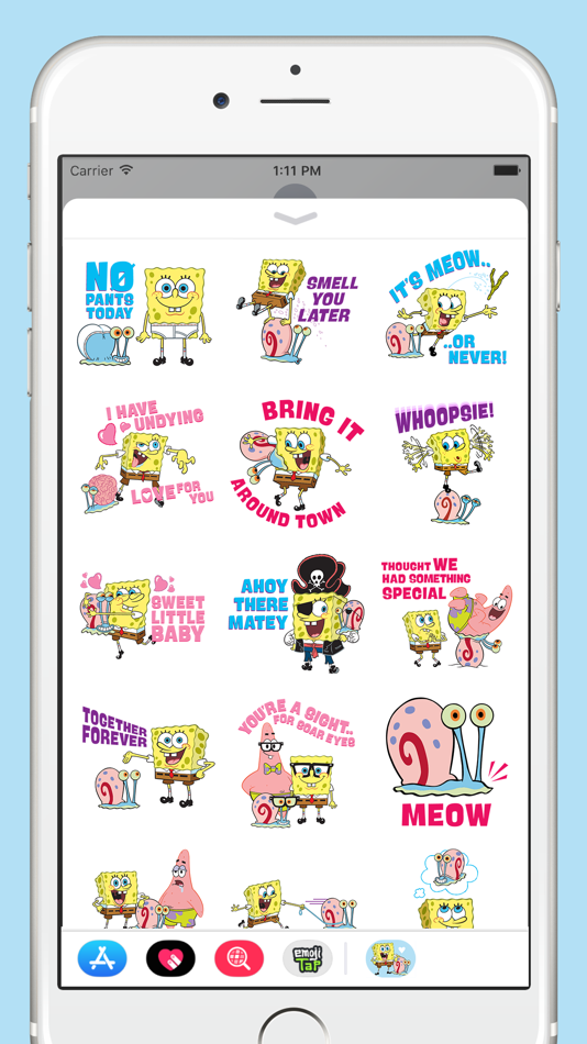 #3. Spongebob & Gary (iOS) 由: Bare Tree Media Inc