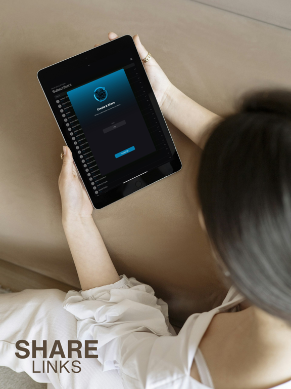 Live CRM iPad screenshot 2 - Productivity app