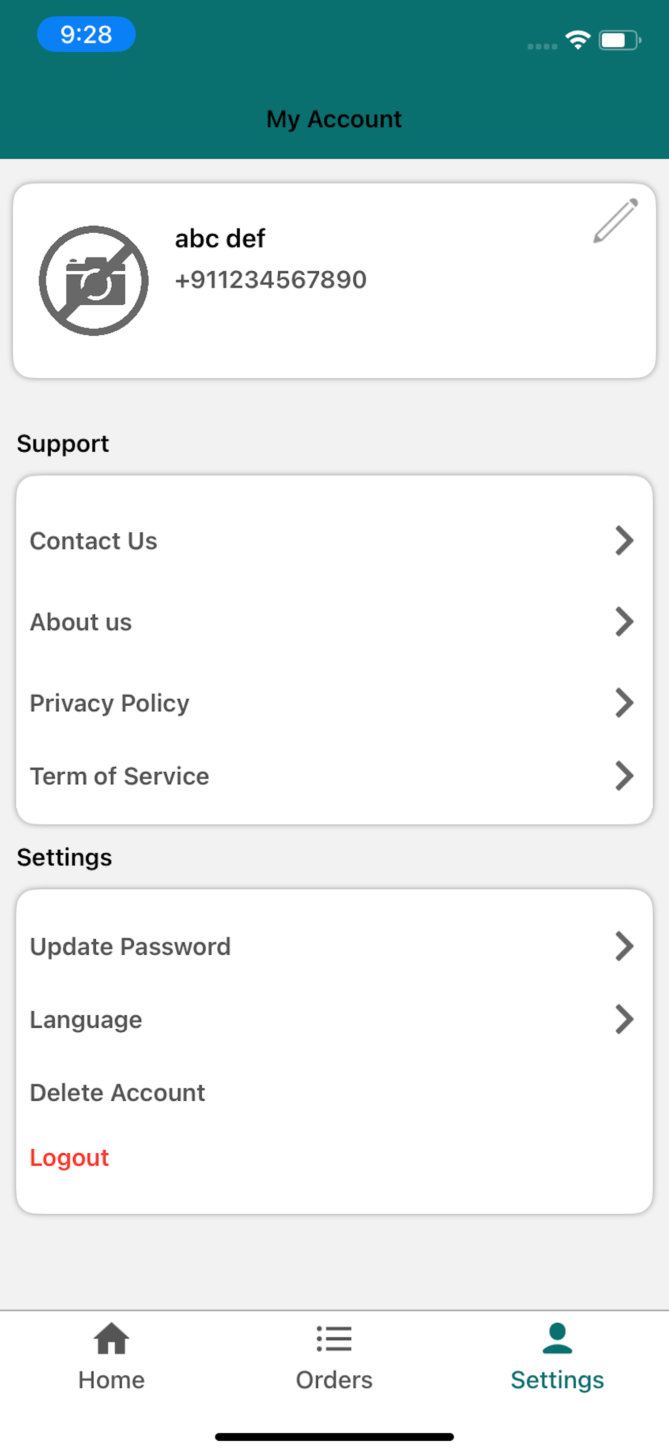Pronto User App