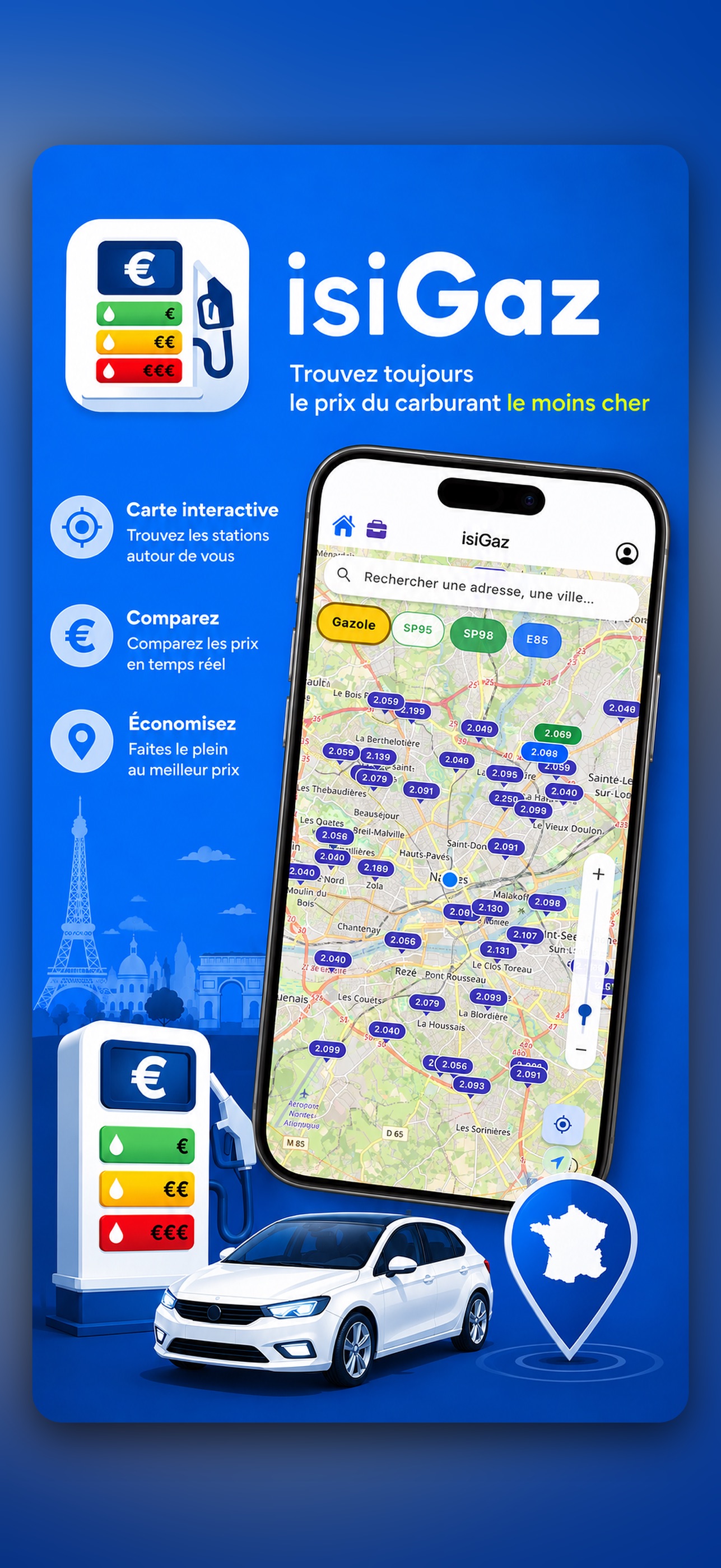 Screenshot 1 of Fuel Prices — isiGaz