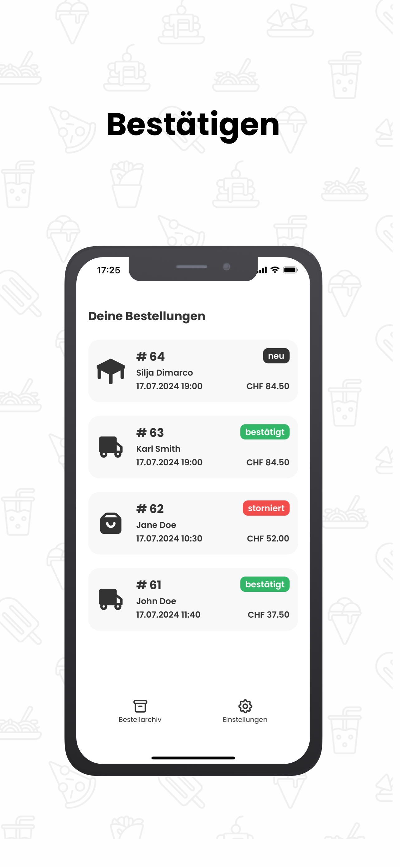 Food Order Admin