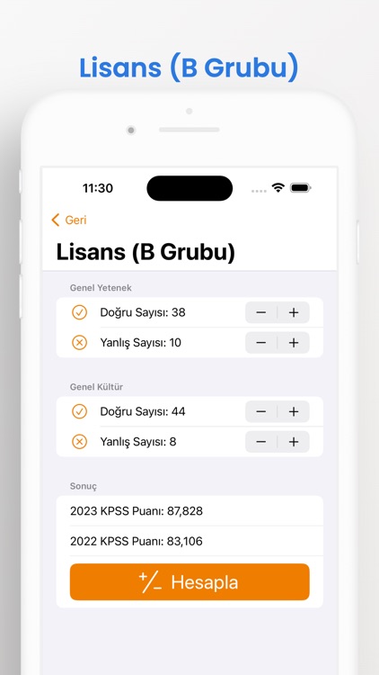 KPSS - Puan Hesaplama screenshot-4