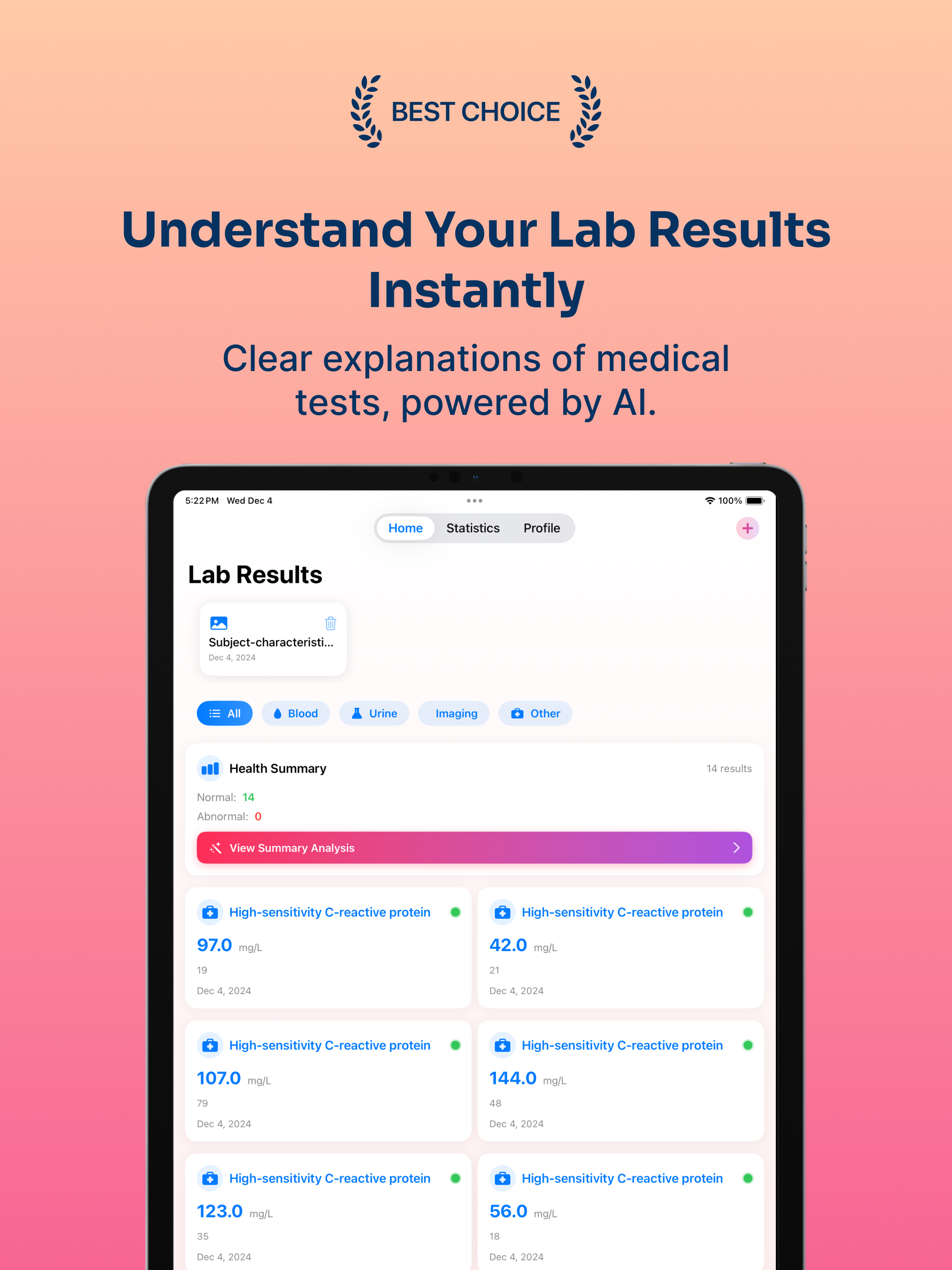 AI Lab Results Analyzer