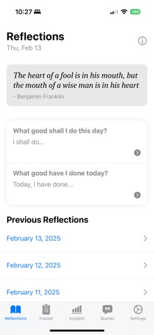 Ben Franklin Virtues & Journal Screenshot 10 of 10